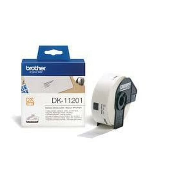 Etiketter till Skrivare Brother DK-11201 Vit 29 x 90 mm Svart Svart/Vit (3 antal)