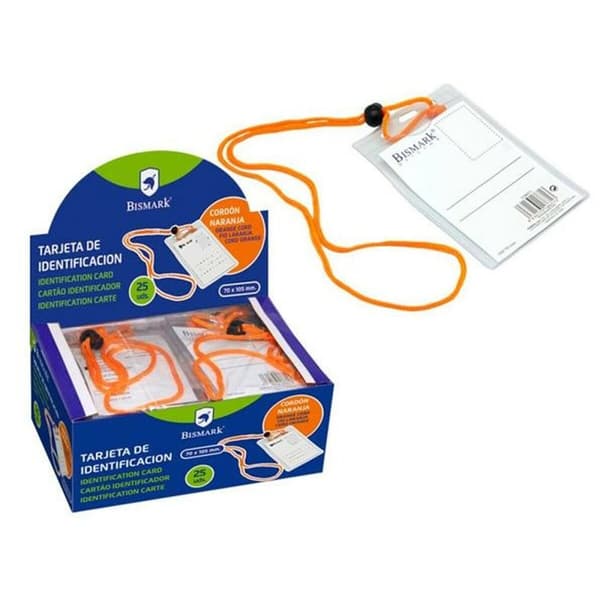 Snodd med namnbricka Bismark Orange 25 Delar