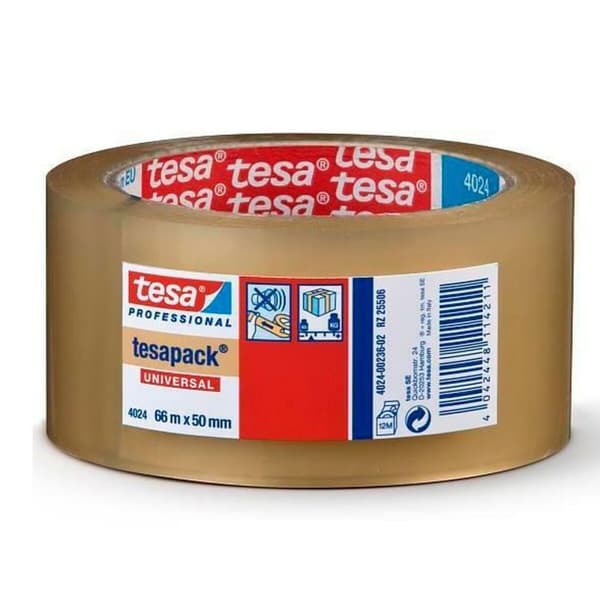 Självhäftande band TESA TESAPACK Förpackning Transparent 50 mm x 66 m (6 antal)