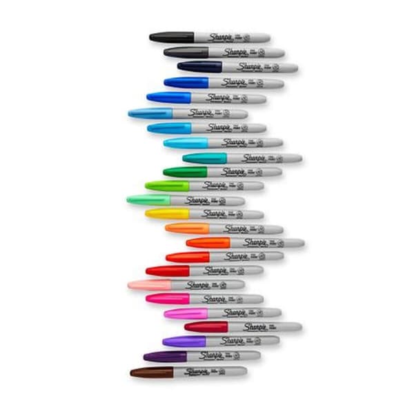 Tuschpennor Sharpie 2061129 Permanent Multicolour 28 Delar