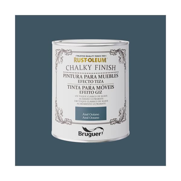 Maling Bruguer Rust-oleum Chalky Finish 5733886 Elektricitet 750 ml Azul Océano