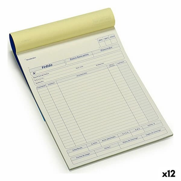 Tilauskirja Pincello AR1607146 21 x 0,5 x 28,5 cm (12 osaa)
