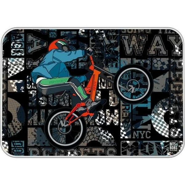 Hiirimatto Bits&Bobs Cross Monivärinen PVC 47 x 33 cm Pöytäliina (2 osaa)