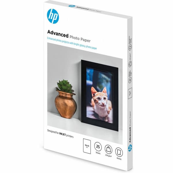 Muste ja Valokuvapaperi Paketti HP Q8691A 25 Levyt