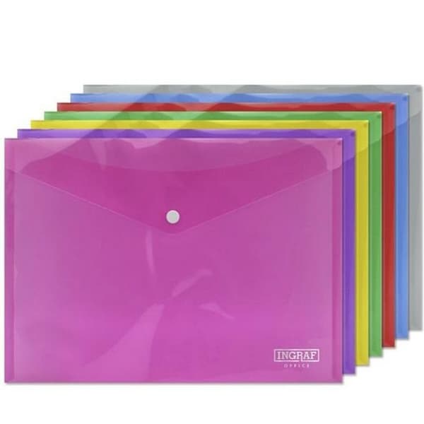 Dokumenthållare Ingraf Plast Multicolour Lås A4 (10 antal)