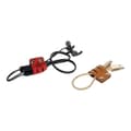 Miniatyrbillede 3 af 3: Kabelholder DKD Home Decor Sort Multifarvet Camel Polyuretan 3 x 1 x 6 cm (4 enheder)