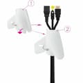 Miniatyrbillede 3 af 4: Kabelholder NANOCABLE 10.36.0002-W Hvid Plastik