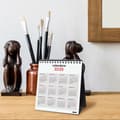 Miniatyrbild 3 av 5: Skrivbordskalender Finocam Papper 14 x 15 cm 2025