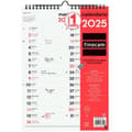 Miniatyrbillede 1 af 4: Vægkalender Finocam Papir 2025 21 x 30 cm
