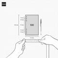 Miniatyrbillede 3 af 3: Refill til notesblok Finocam OPEN R598 500 2025 11,7 x 18,1 cm