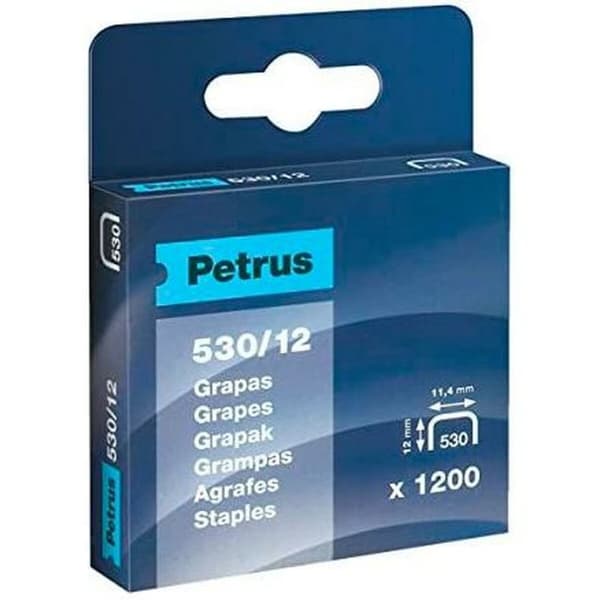 Häftklamrar Petrus 530/12 12 mm