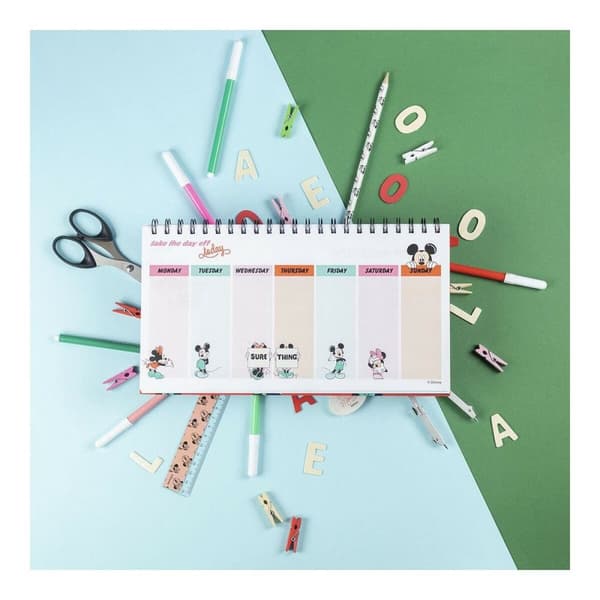 Ukentlig Planner Minnie Mouse Notisblokk