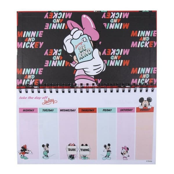 Ukentlig Planner Minnie Mouse Notisblokk
