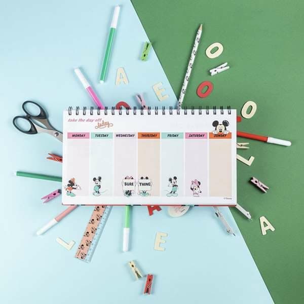 Ukentlig Planner Minnie Mouse Notisblokk