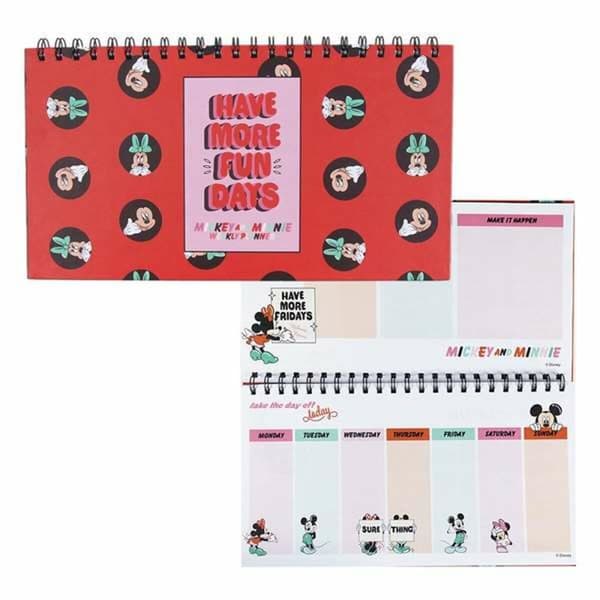 Ukentlig Planner Minnie Mouse Notisblokk
