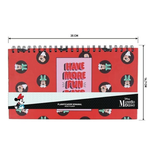 Veckoplanerare Minnie Mouse Anteckningsblock