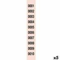 Miniatyrbillede 1 af 2: Tombola nummerstrimler 1-10000 (5 enheder)