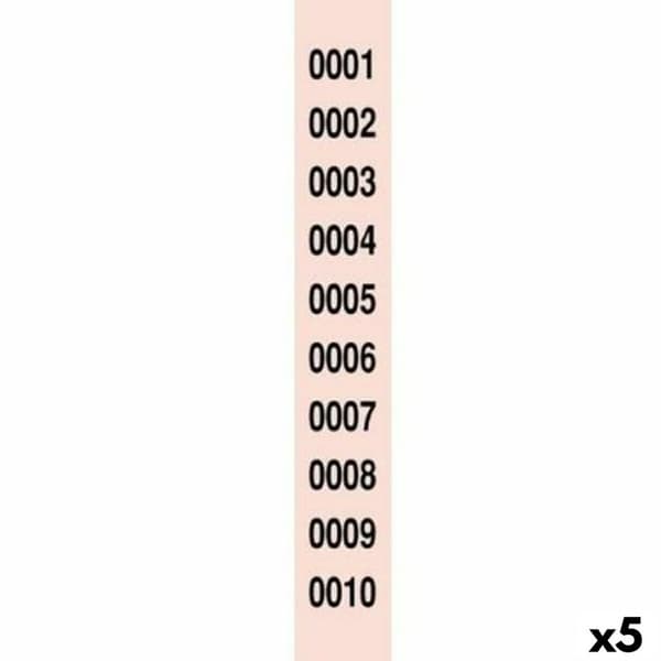 Tombola nummerstrimler 1-10000 (5 enheder)