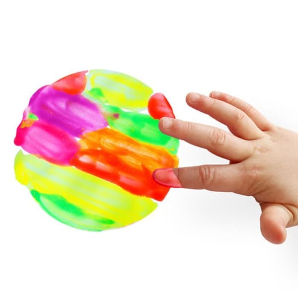 Fingerfärg 6 neonfärger