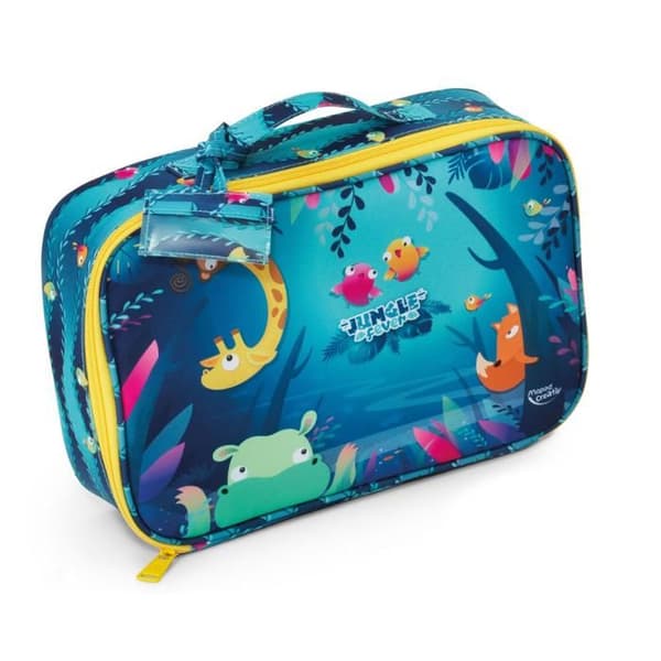 Creative Leisure Suitcase - Maped - Jungle Fever - 50 stycken - Jumbo pennor - Fingermålning