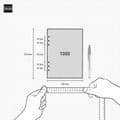 Miniatyrbillede 3 af 3: Refill til notesblok Finocam OPEN R1097 2025 15,5 x 21,5 cm