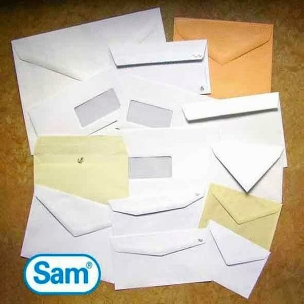 Konvolutter Sam Hvid 162 x 229 mm