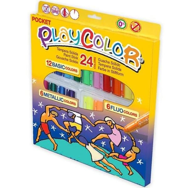 Tempera Playcolor Monivärinen