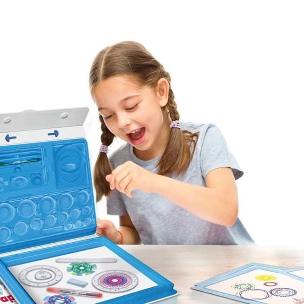 Spirograph Deluxe Ritsats - 45 delar - WORLD BRANDS - Ålder 8 och uppåt - Flerfärgad