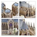 Miniatyrbild 5 av 6: Notre Dame 3D-pussel - World Brands - National Geographic Model - 128 bitar - Barn 8 år eller äldre