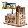 Miniatyrbild 2 av 6: Notre Dame 3D-pussel - World Brands - National Geographic Model - 128 bitar - Barn 8 år eller äldre