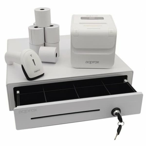 Viivakoodinlukija approx! APPPOSPACK4180WH2D Valkoinen