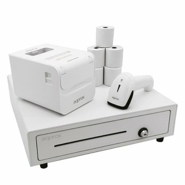 Viivakoodinlukija APPROX APPPOSPACK4180WH2D Valkoinen