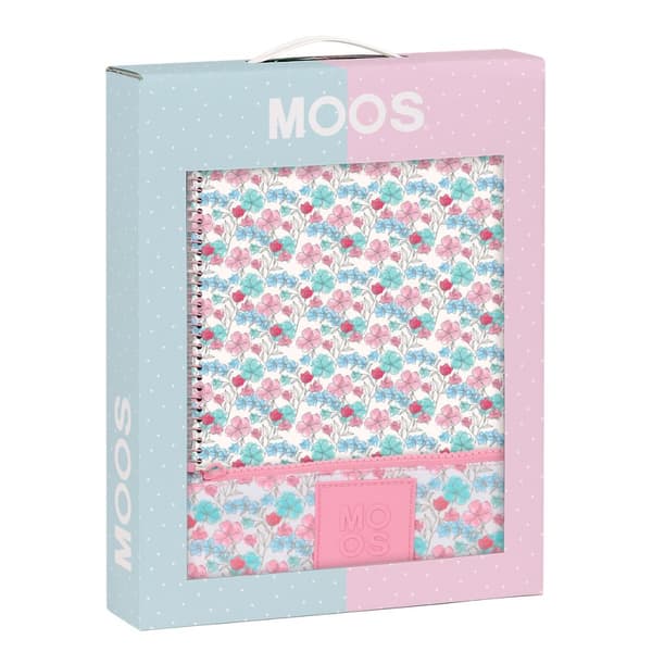 Brevpapper Set Moos Flores 28 x 35 x 6 cm 3 Delar