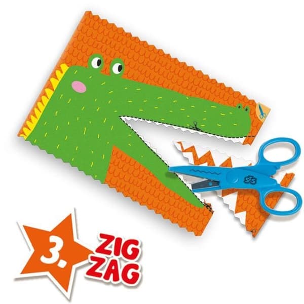 SES CREATIVE - Jag lär mig att klippa - Säker barnsax - Flerfärgad