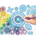 Miniatyrbild 2 av 5: Spirograph - Spirograph Original: Spirograph for Children 8 Years | Ritsats för barn | Mandala barn | Junior Spirograf | 30 stycken |