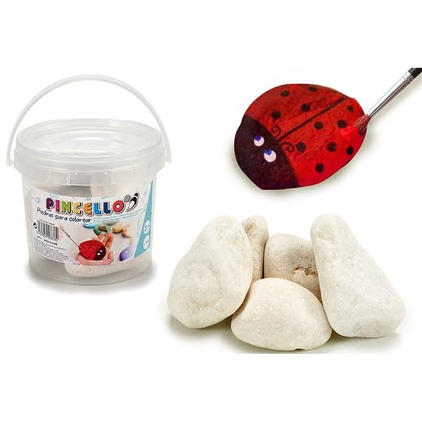Kivisetti Pincello Valkoinen 1 kg 12 x 10 x 12 cm Käsityöt (12 osaa)