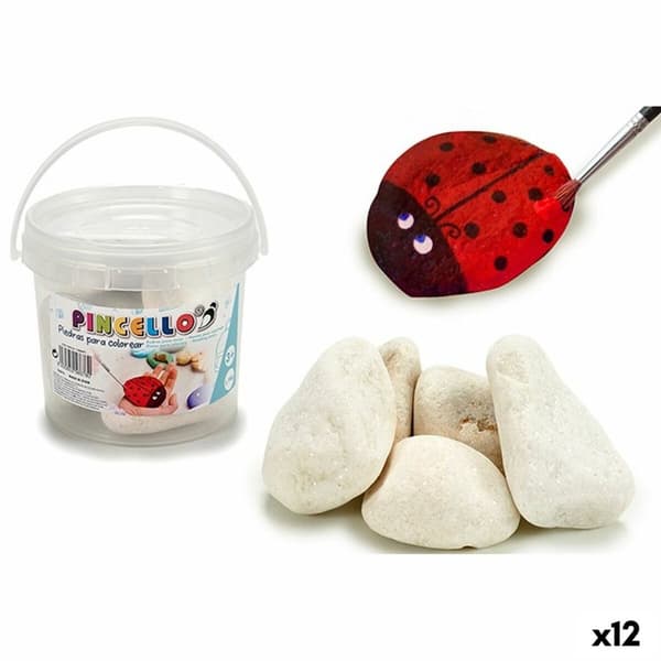 Kivisetti Pincello Valkoinen 1 kg 12 x 10 x 12 cm Käsityöt (12 osaa)