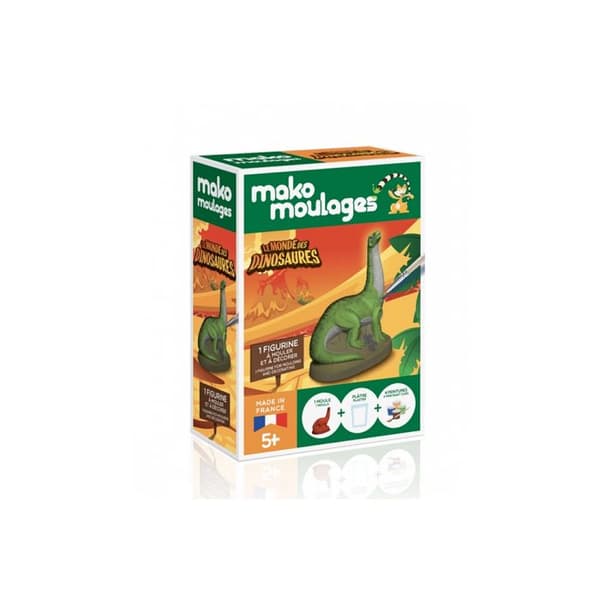 Mako Moulages - Diplodocus - Gjut- och målningssats - För barn från 5 år och uppåt