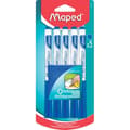 Miniatyrbild 1 av 4: MAPED Dry Erase Markers - Set med 5 blå med trasa
