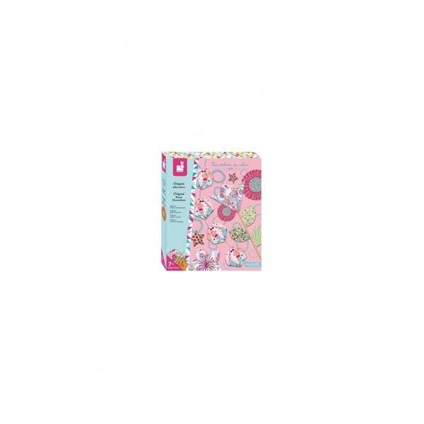 Kreativt kit - JANOD - Origami Jolies Décos - Flerfärgad - Rosa - Barn - 7 år