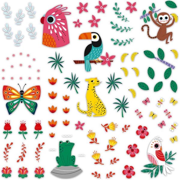 Creative Kit - Småsten att dekorera - JANOD - Från 6 år - Grön - Flerfärgad - Blandat