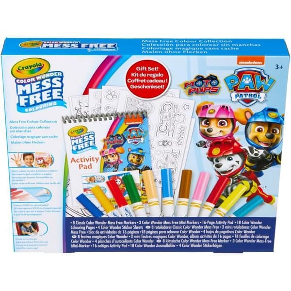 Färgläggning - CRAYOLA - Paw Patrol Box - Color Wonder Aktiviteter utan röra! Från 3 år