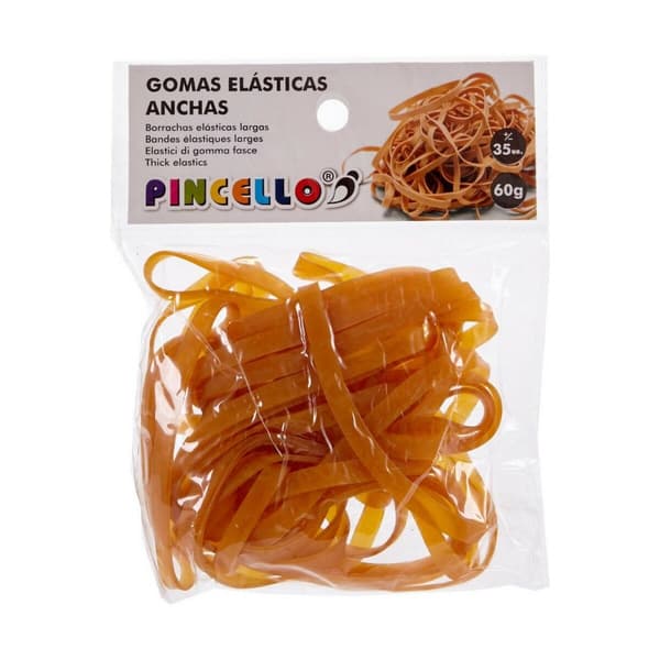 Elastiska band Pincello Gul Bred (12 antal)