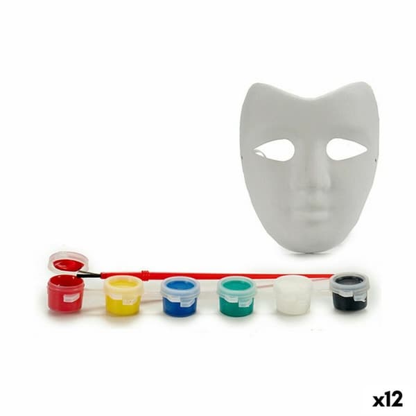 Målarset Pincello MD01 Vit Mask (12 antal)