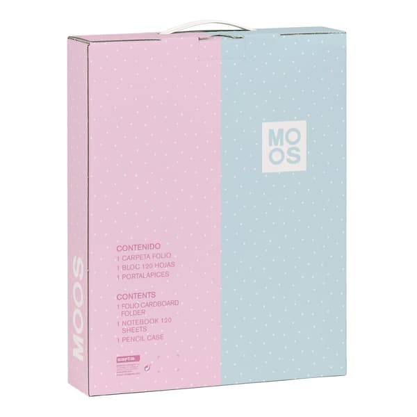 Brevpapper Set Moos Flores 28 x 35 x 6 cm 3 Delar