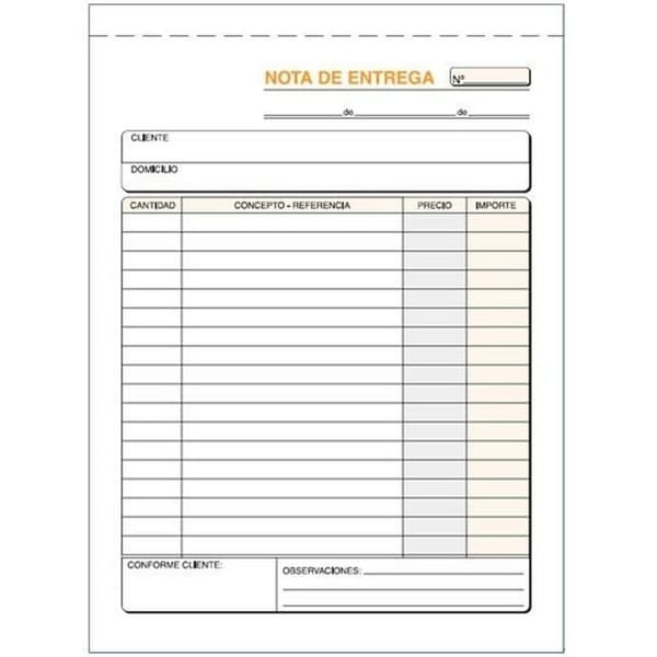 Leveransbok 15 x 21 cm (10 antal)