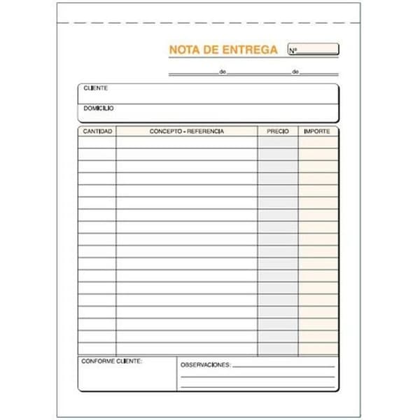 Leveransbok 15 x 21 cm (10 antal)