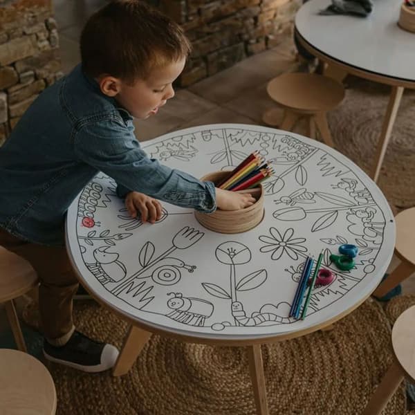 Omladdning av målarblad - Drawin’Kids - Små Vänner - 20 blad - 70cm - Tryckta i Frankrike