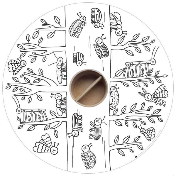 Omladdning av målarblad - Drawin’Kids - Små Vänner - 20 blad - 70cm - Tryckta i Frankrike