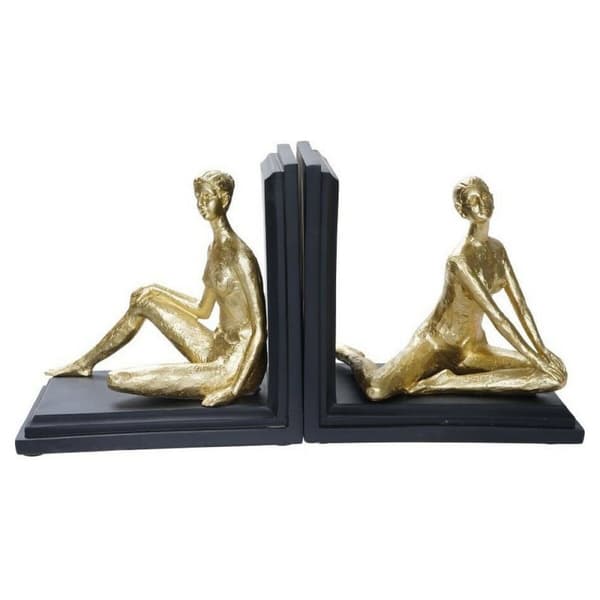 Držalo za knjige DKD Home Decor Harpiks (31.5 x 9.5 x 20.5 cm) (2 pcs)